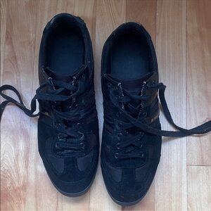 BOSS ORANGE Black Mesh Sneakers